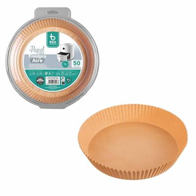 Papier voor Airfryer Best Products Green 730227 Ø 20 cm Cirkelvormig 50 Stuks