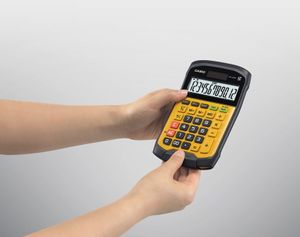 Casio WM-320MT calculator Pocket Rekenmachine met display Zwart, Geel