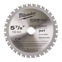 Milwaukee F 150 x 20 x 34 - 1 pc Cirkelzaagblad metaal 150 x 20 x 1,6 34T - 48404080