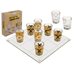 Tic Tac Toe - Drankspel - 20 x 20cm - Boter Kaas en Eieren