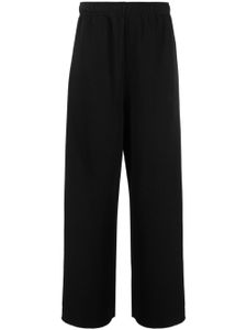 MM6 Maison Margiela pantalon de jogging ample à broderies - Noir