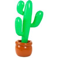 Opblaasbare cactus - in pot - 85 cm - opblaas cactus - decoratie