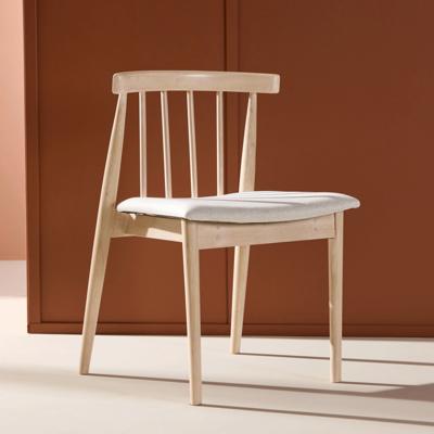 Nohr Eetkamerstoel 'Neomi' Rubberhout, kleur Whitewash