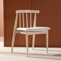 Nohr Eetkamerstoel 'Neomi' Rubberhout, kleur Whitewash