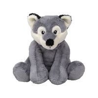 Pluche knuffel wolf van 20 cm - thumbnail