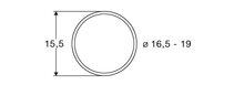roco 40072 Traction tyres for DC locomotives. For wheels with diameter 16.5-19.0 mm.1 (pcs/stuks/Stück)