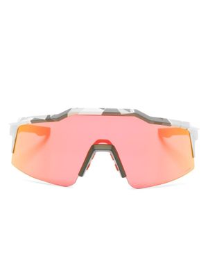 100% Eyewear lunettes de soleil oversize Speedcraft - Gris
