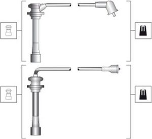 Bougiekabelset MSK1278