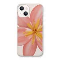 Pink Ellila Flower: iPhone 13 Transparant Hoesje