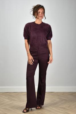Sage & Ivy broek Nima burgundy