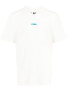 izzue t-shirt en coton à logo imprimé - Blanc