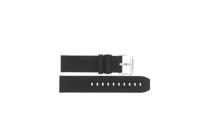 Horlogeband Tissot T1256101705100A / T603047708 Rubber Zwart 22mm