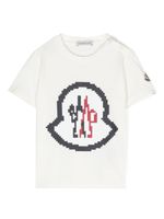 Moncler Enfant t-shirt en coton à logo imprimé - Blanc - thumbnail