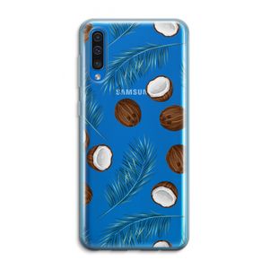 Kokosnoot roze: Samsung Galaxy A50 Transparant Hoesje