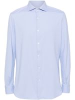 Glanshirt chemise à motif en jacquard - Bleu