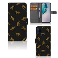 Telefoonhoesje | Met pasjeshouder | voor OnePlus Nord N10 Leopards