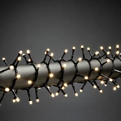 Konstsmide 3870-130 Lichtketting Buiten Energielabel: E (A - G) werkt op het lichtnet Aantal lampen 1000 LED Warmwit Verlichte lengte: 21.98 m Frosted