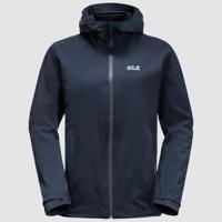 Jack wolfskin Pack & Go Jas Dames Hardshell Jas Night Blue XL