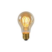 Lucide A60 - Filament lamp - Ø 6 cm - LED 3 StepDim (Memory) - E27 - 1x4,9W 2200K - Amber
