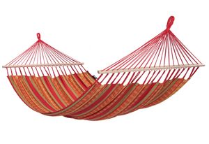 Hangmat 2 Persoons Lazy Happy - Spreidstang - Oranje - 180 kg - Tropilex