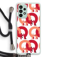 Dogs: Samsung Galaxy A52s 5G Transparant Hoesje met koord