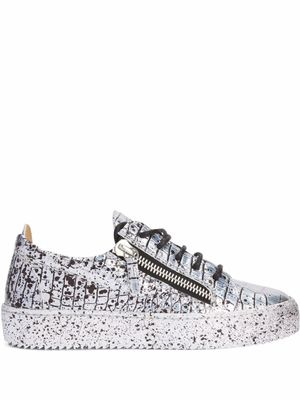 Giuseppe Zanotti baskets Gail - Argent