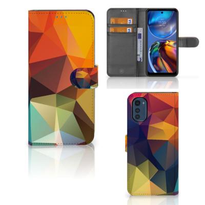 Motorola Moto E32 | Moto E32s | Book Case | Polygon Color