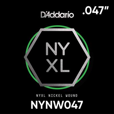 D'Addario NYNW047 NYXL Nickel Wound Elektrische Losse Snaar .047