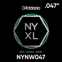 D'Addario NYNW047 NYXL Nickel Wound Elektrische Losse Snaar .047