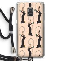 Pop Some Kim: Samsung Galaxy A8 (2018) Transparant Hoesje met koord