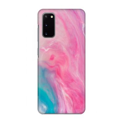 Roze explosie: Volledig geprint Samsung Galaxy S20 Hoesje