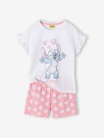 Pyjamashorty meisjes katoen LILO & STITCH snoepjesroze