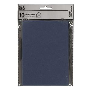 Creativ Company 217014 envelop C6 (114 x 162 mm) Blauw 10 stuk(s)