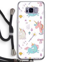 Fantasiewereld: Samsung Galaxy S8 Plus Transparant Hoesje met koord