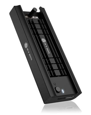 ICY BOX IB-180MC-C31 SDD-behuizing Zwart M.2