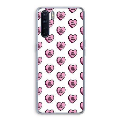 GIRL POWER: Oppo A91 Transparant Hoesje