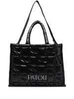 Patou sac à main Patou à design matelassé - Noir