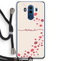 Kusjes: Huawei Mate 10 Pro Transparant Hoesje met koord