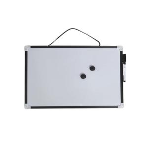 Whiteboard/memobord magnetisch - met marker en magneten - 25 x 35 cm   -