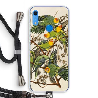 Carolinaparkiet: Huawei Y6s Transparant Hoesje met koord