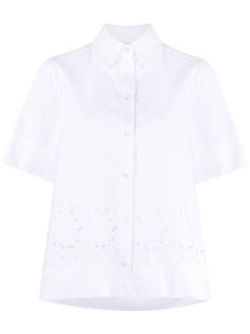 P.A.R.O.S.H. chemise en broderie anglaise - Blanc