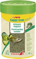 Sera Guppy Gran Nature 100ml - Voer voor Siervissen met 4% Spirulina, Zonder Kleurstoffen