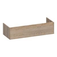 Brauer Hope - Onderkast - 120 cm - met 1 Softclose Lades Greeploos en 2 Sifon Uitsparingen Sunlit