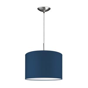 hanglamp tube deluxe bling Ø 30 cm - blauw