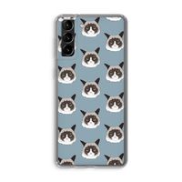It's a Purrr Case: Samsung Galaxy S21 Plus Transparant Hoesje
