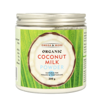 Omega & More Kokosmelk poeder vegan bio 200 Gram
