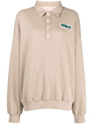 BAPY BY *A BATHING APE® sweat à col polo - Marron