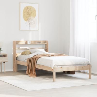 Bedframe zonder matras massief grenenhout 90x200 cm