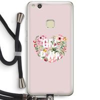 GRL PWR Flower: Huawei Ascend P10 Lite Transparant Hoesje met koord