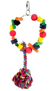 Happy Pet speelgoed papegaai cartwheel assorti